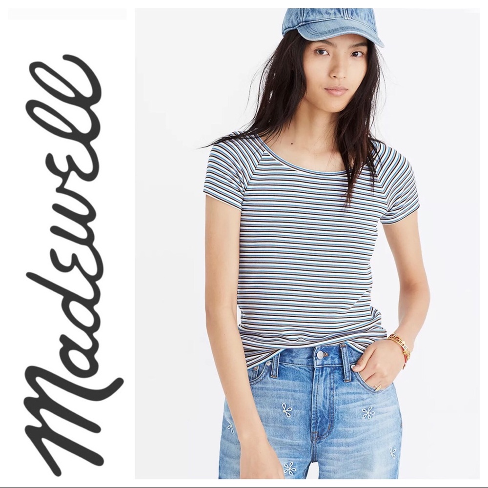 🎄NWT🎄 Madewell Canal Top in Stripe